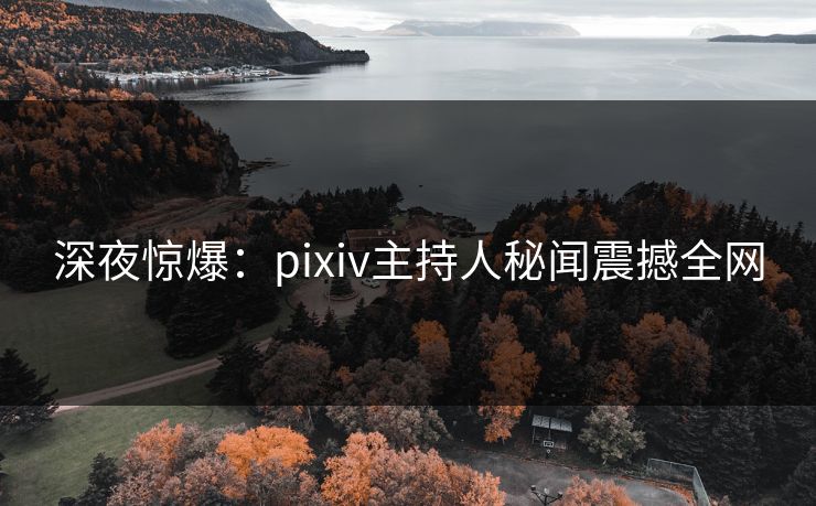 深夜惊爆：pixiv主持人秘闻震撼全网